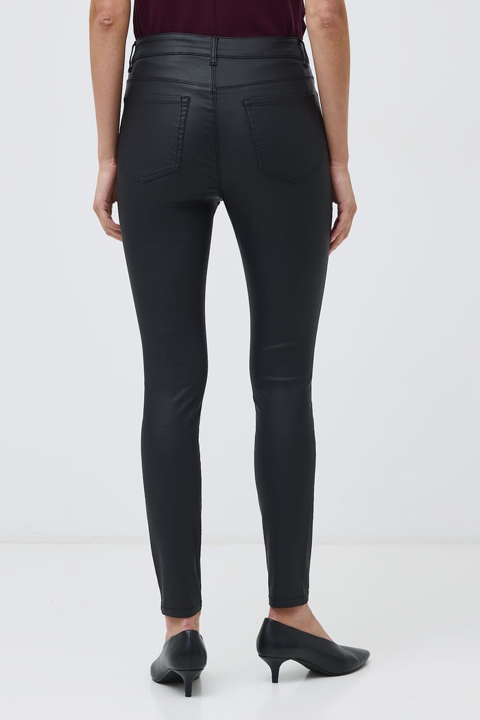Odzież Medicine Spodnie skinny damskie woskowane RW26-SPD505 czarny