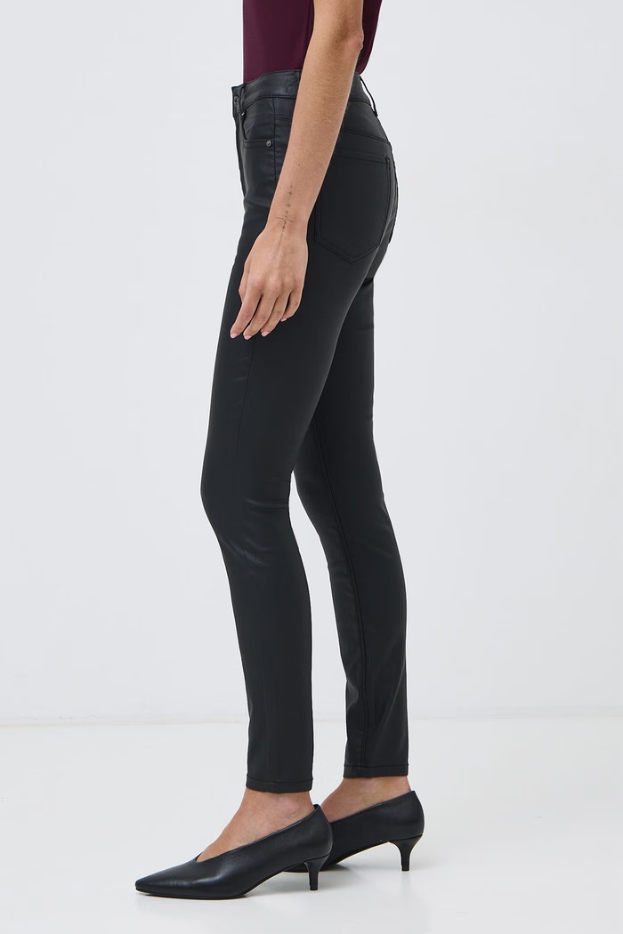 Spodnie skinny damskie woskowane Medicine RW26-SPD505 czarny