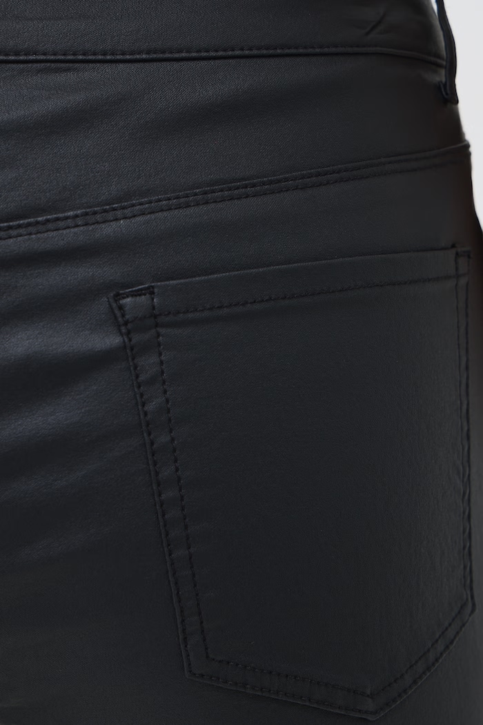Spodnie skinny damskie woskowane Medicine czarny RW26-SPD505