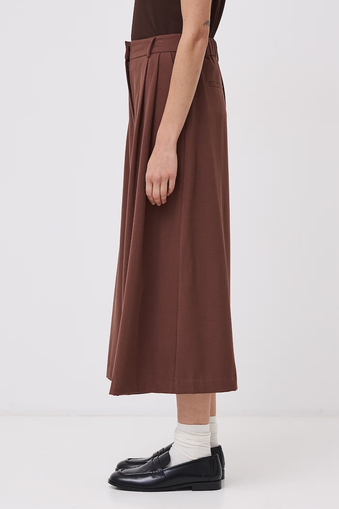 Medicine Spodnie culottes damskie RW26-SPD608 brązowy RW26