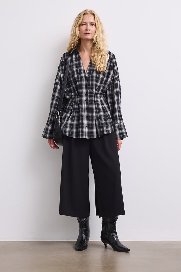 Medicine Spodnie culottes damskie czarny RW26-SPD608