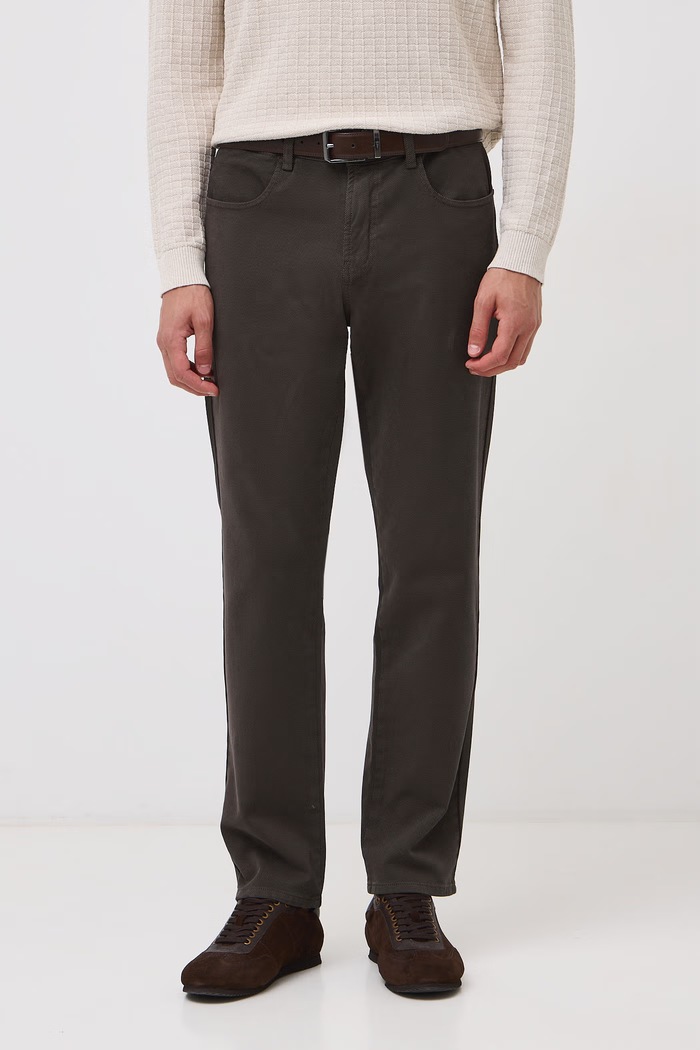 Medicine Spodnie chinos męskie RW26-SPM051 brązowy RW26