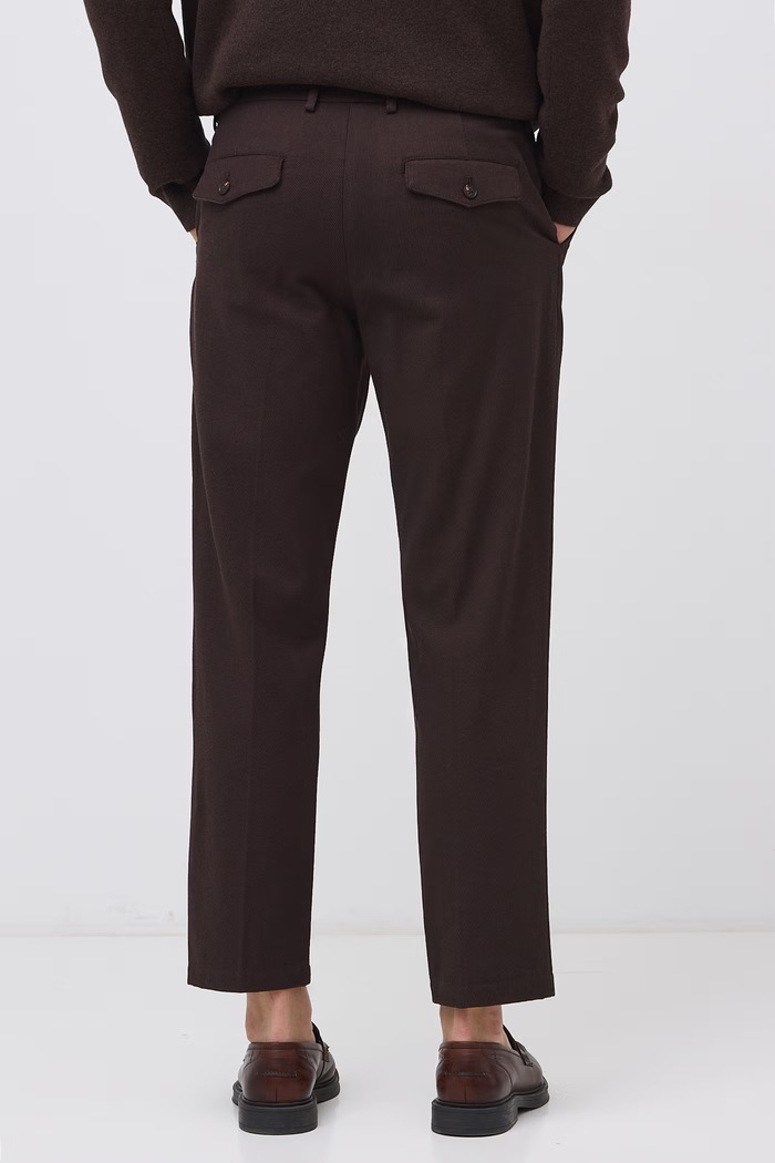 Medicine Spodnie chinos męskie RW26-SPM608 brązowy RW26
