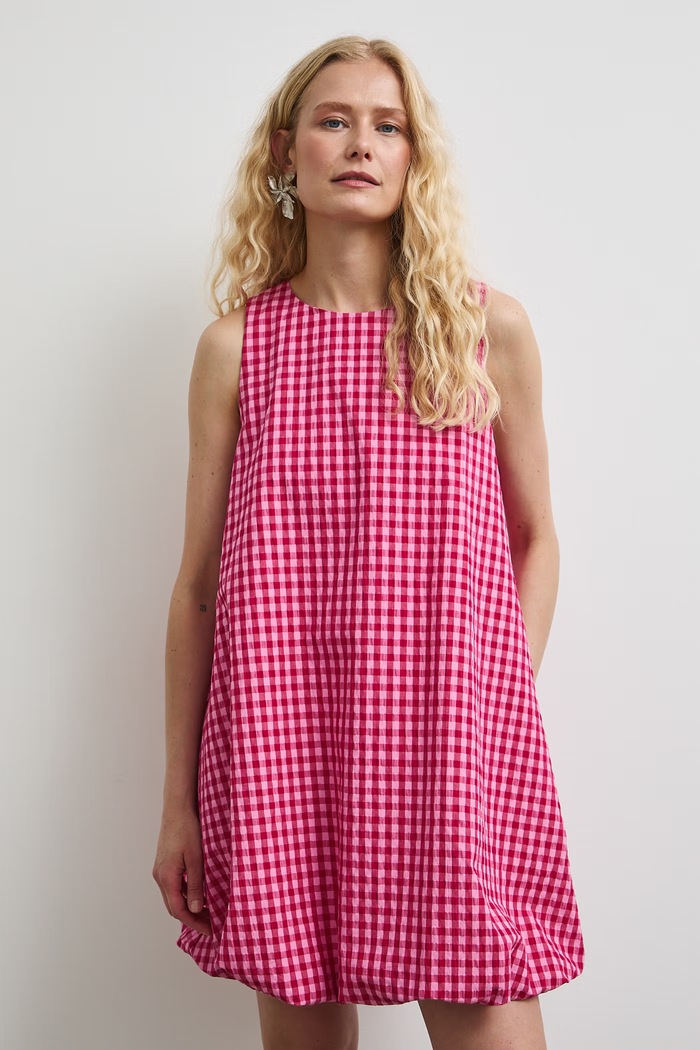 Medicine sukienka oversize z bawełną RW26-SUD103 multicolor RW26