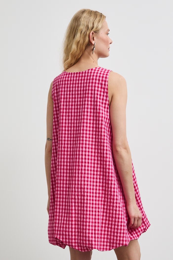 Odzież Medicine sukienka oversize z bawełną RW26-SUD103 multicolor