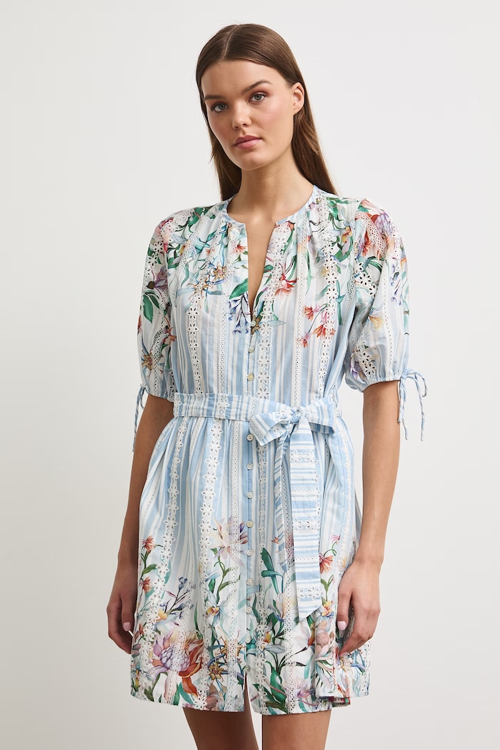 Medicine sukienka bawełniana multicolor RW26-SUD204