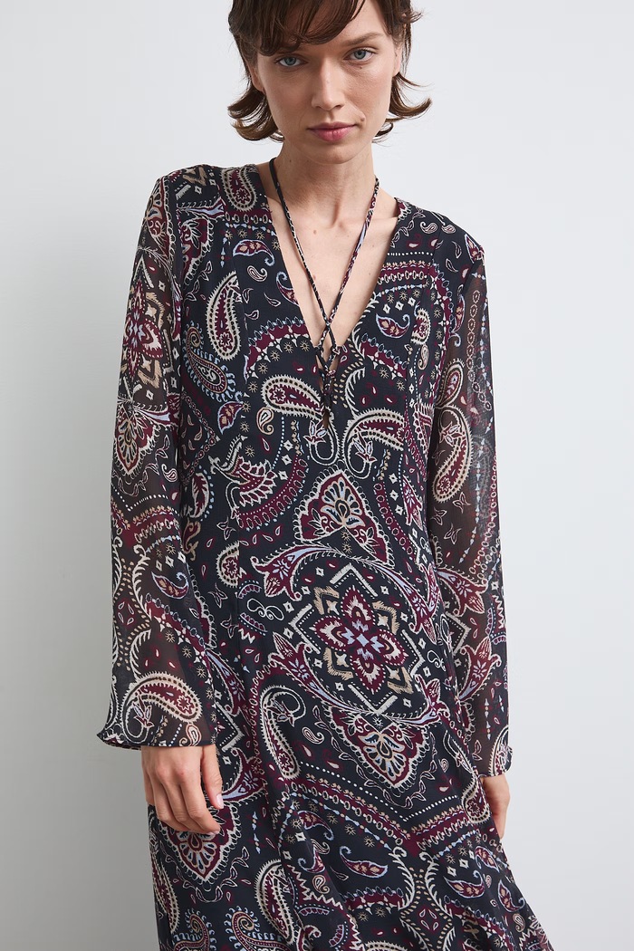 Medicine sukienka rozkloszowana multicolor RW26-SUD304