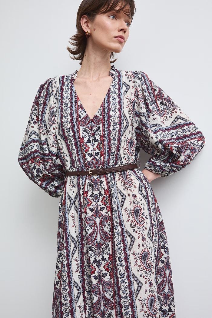 Medicine sukienka rozkloszowana multicolor RW26-SUD307