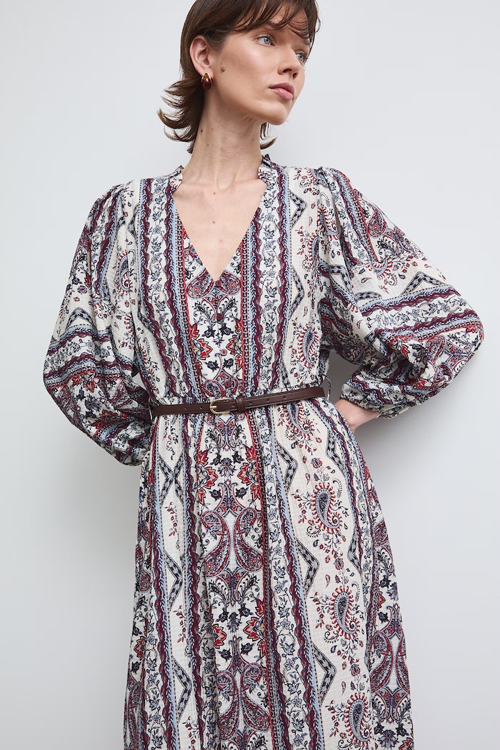 Medicine sukienka rozkloszowana multicolor RW26-SUD307