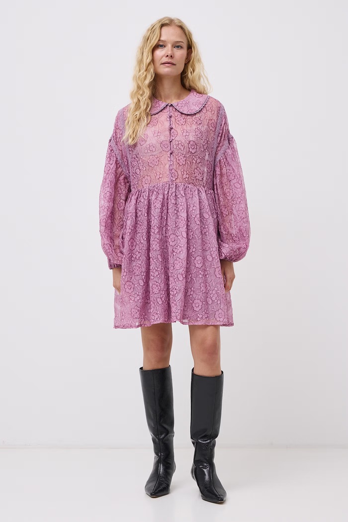 Medicine Sukienka rozkloszowana RW26-SUD502 różowy RW26