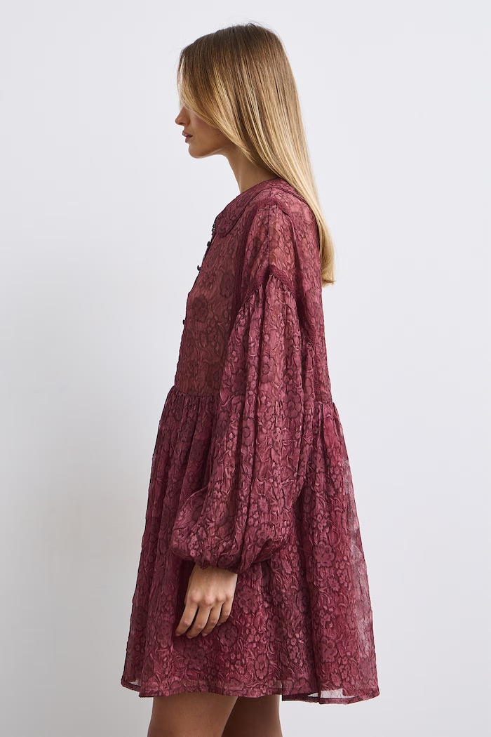 Sukienka rozkloszowana Medicine RW26-SUD502 bordowy
