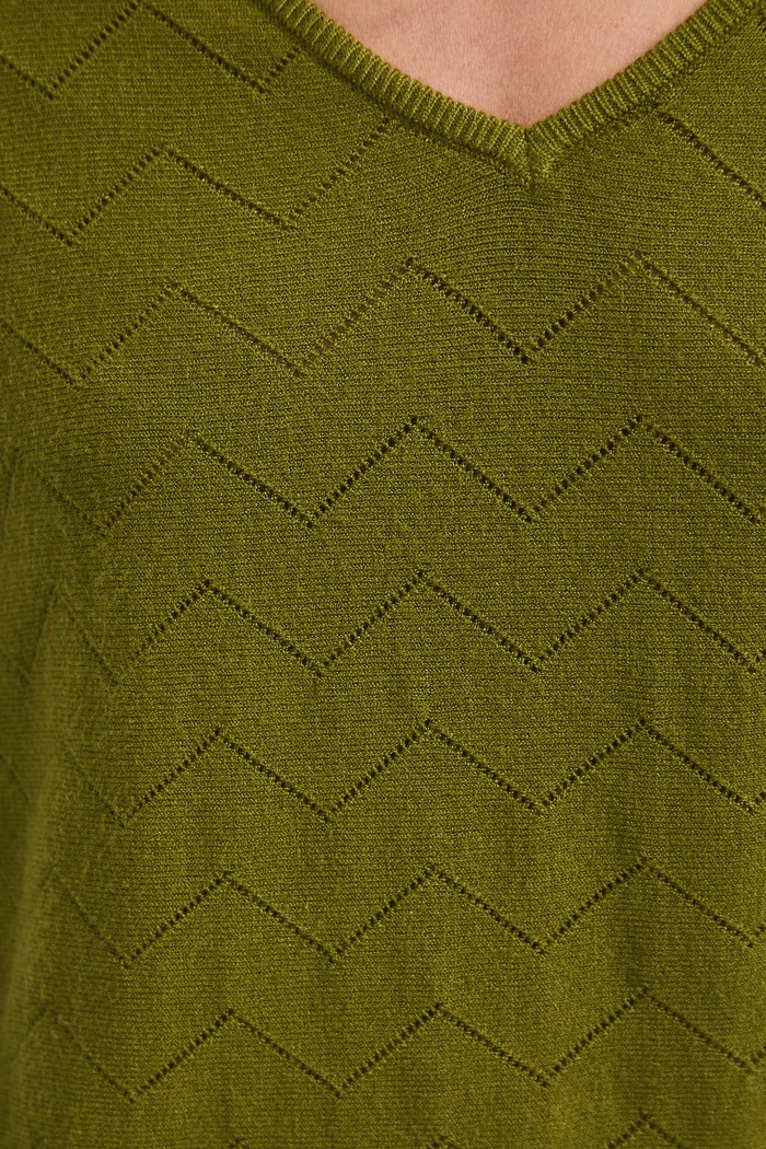 Medicine sweter damski z wiskozą RW26-SWD010 zielony