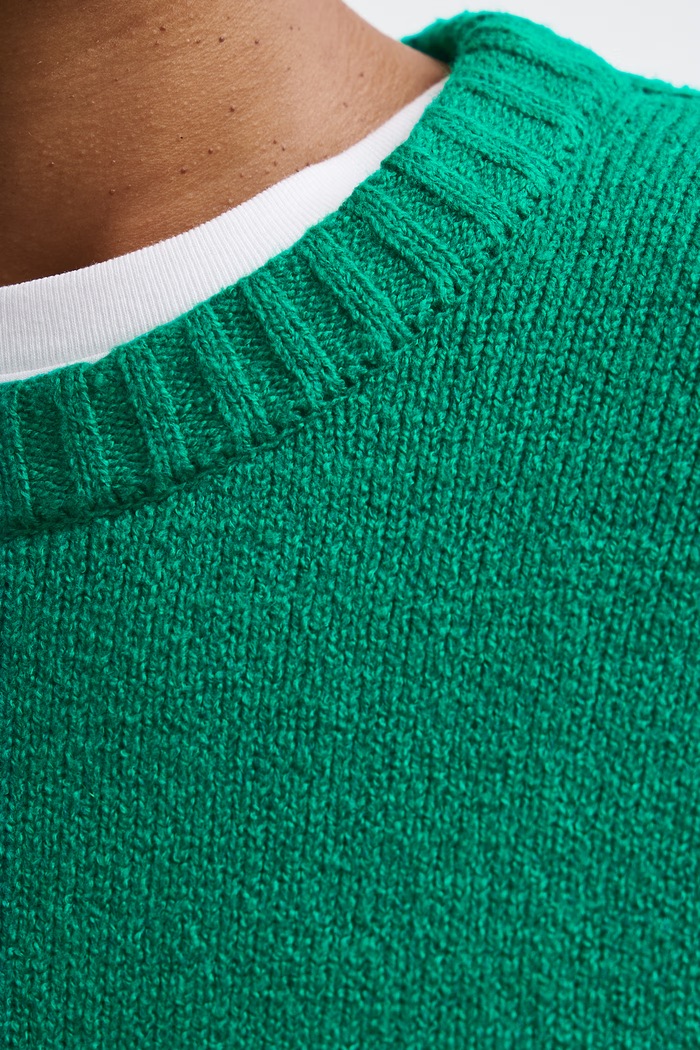 Sweter damski z bawełną Medicine zielony RW26-SWD055