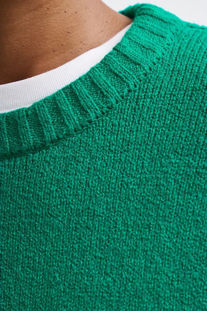 Sweter damski z bawełną Medicine zielony RW26-SWD055