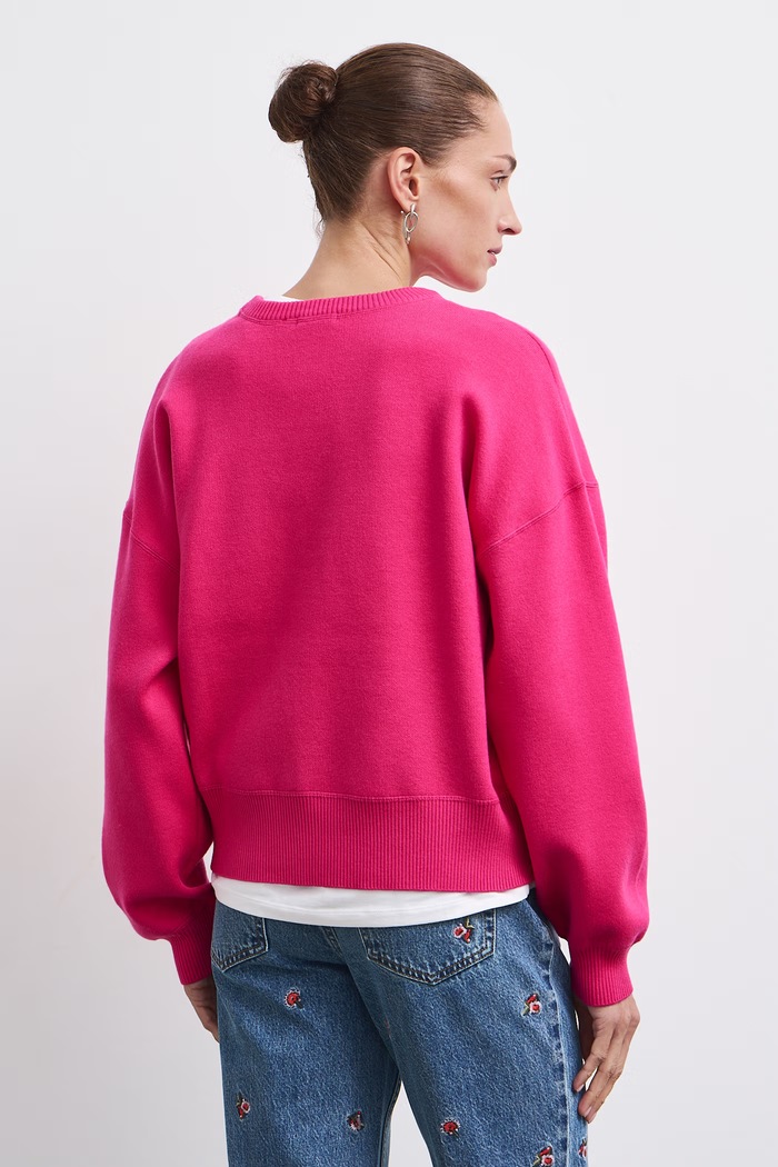 Odzież Medicine Sweter damski z wiskozą RW26-SWD075 różowy
