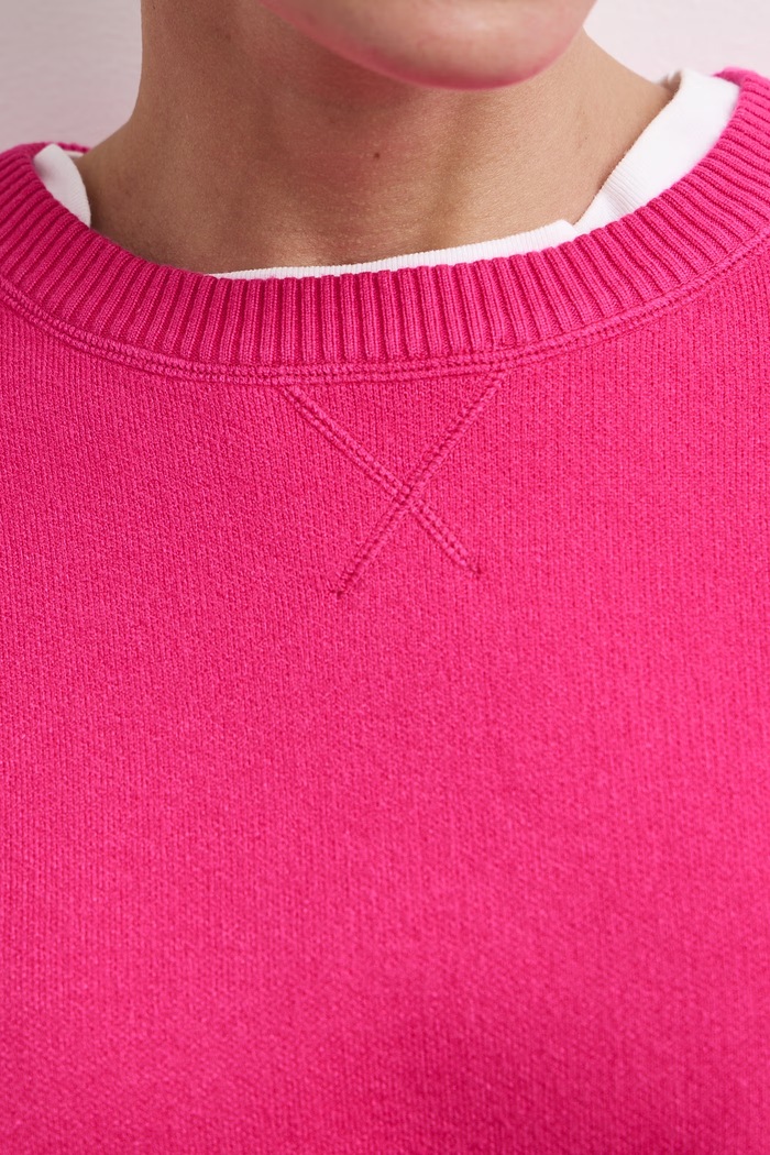 Sweter damski z wiskozą Medicine RW26-SWD075 różowy