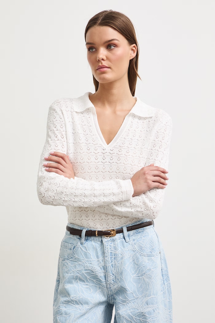 Medicine sweter damski z wiskozą RW26-SWD201 beżowy RW26