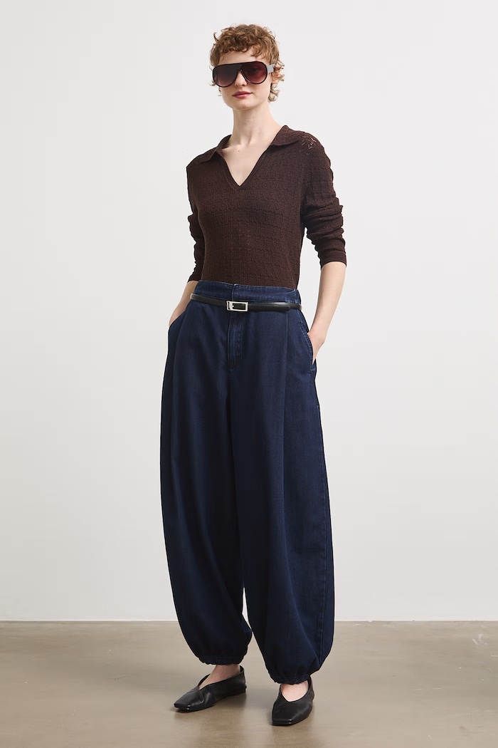 Medicine sweter damski z wiskozą RW26-SWD201 brązowy RW26