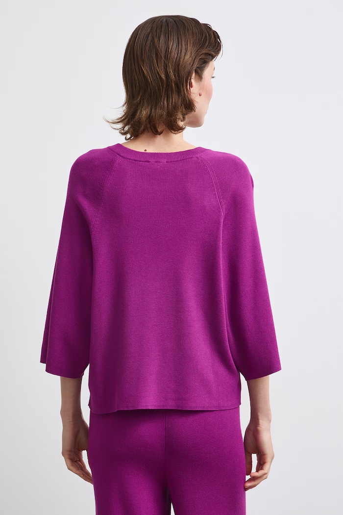 Odzież Medicine Sweter damski z wiskozą RW26-SWD400 fioletowy