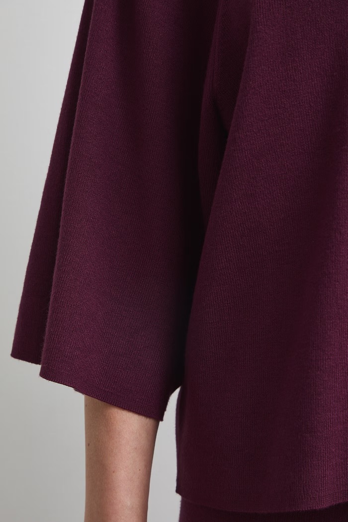 Sweter damski z wiskozą Medicine bordowy RW26-SWD400