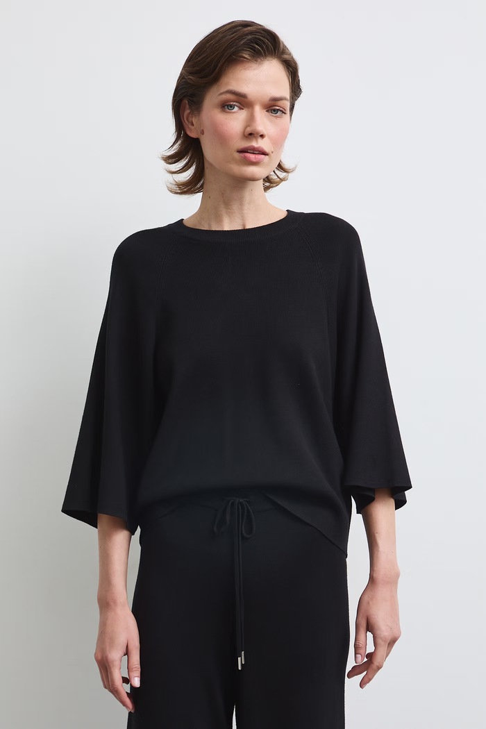Medicine Sweter damski z wiskozą RW26-SWD400 czarny RW26
