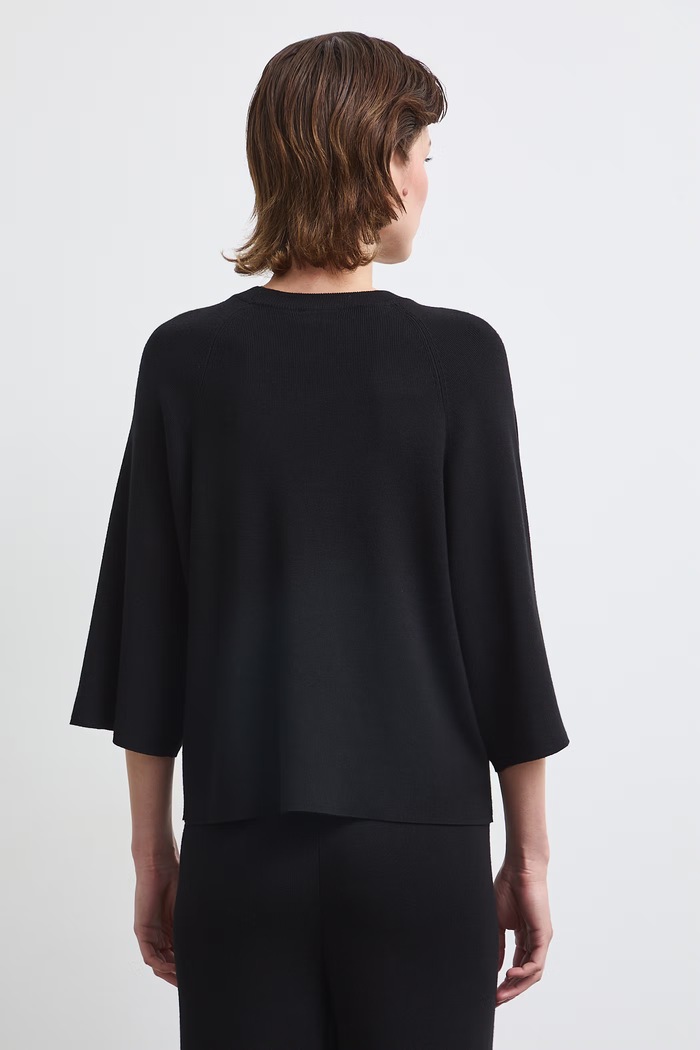 Sweter damski z wiskozą Medicine czarny RW26-SWD400