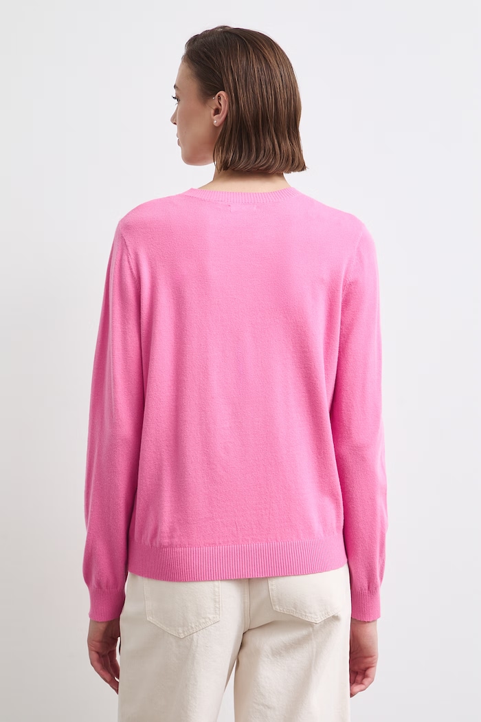 Odzież Medicine Sweter damski z wiskozą RW26-SWD402 różowy