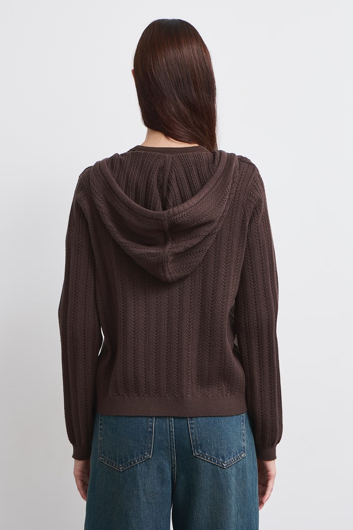 Cardigan pentru femei cu vâscoză Medicine RW26-SWD410 maro