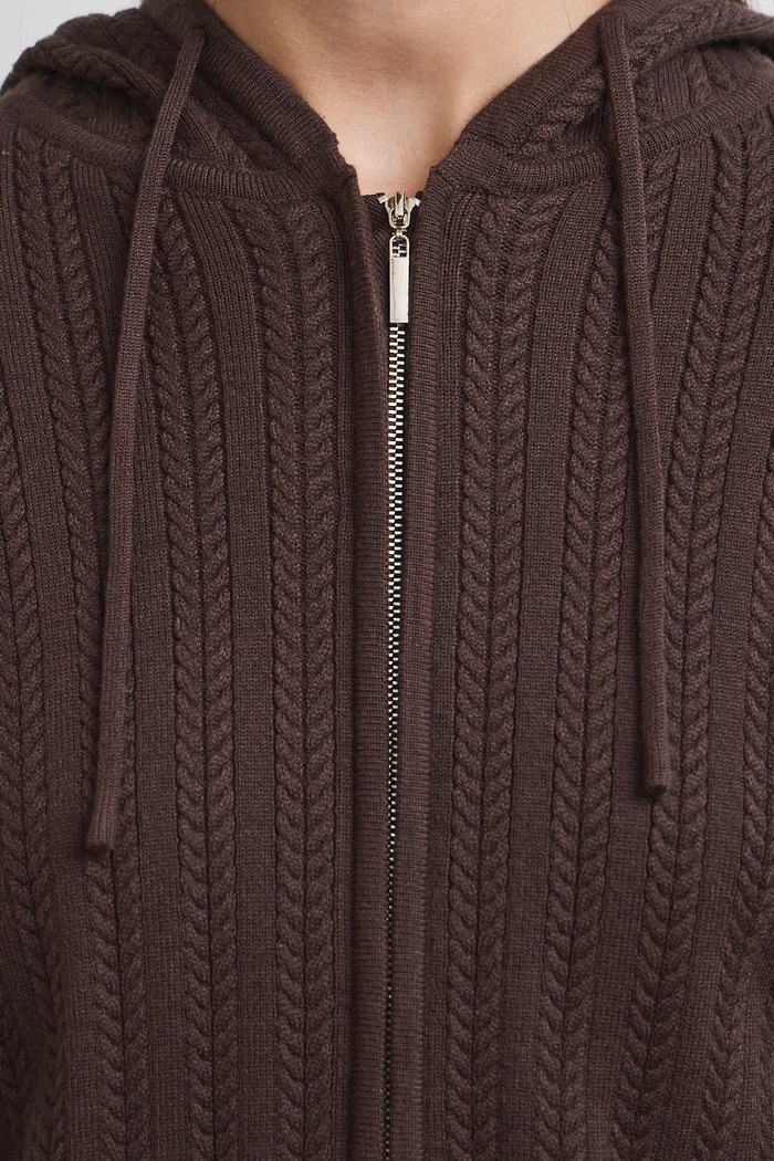 Cardigan pentru femei cu vâscoză Medicine maro RW26-SWD410