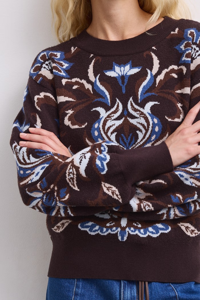 Sweter damski Medicine RW26-SWD600 brązowy