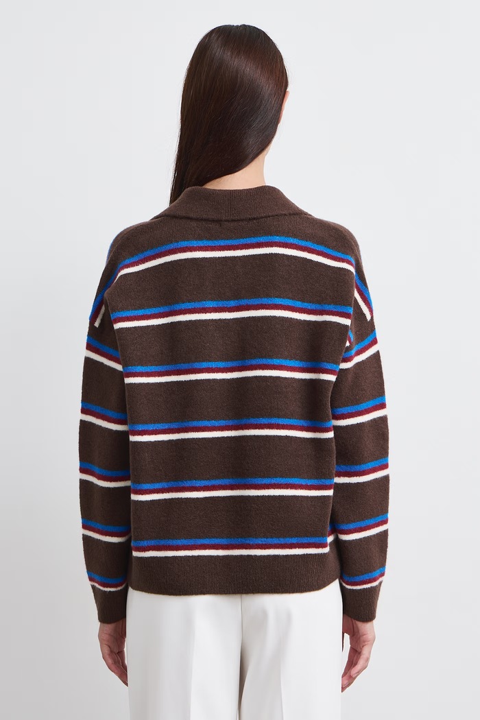 Sweter damski z dodatkiem wełny Medicine RW26-SWD615 brązowy