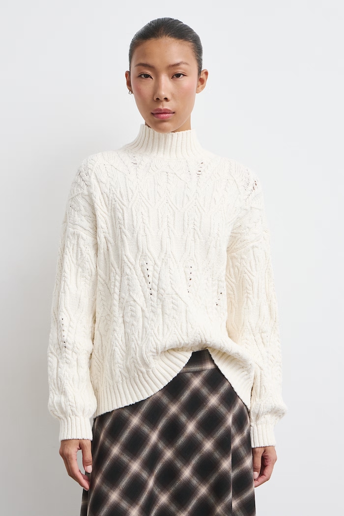 Medicine Sweter damski RW26-SWD712 beżowy RW26