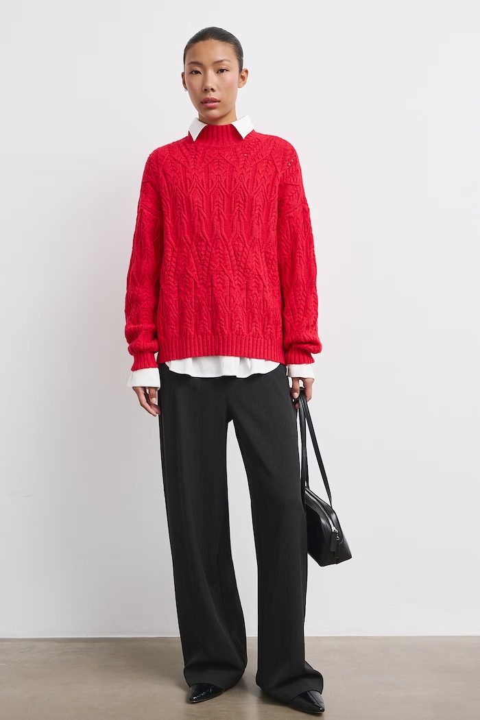 Sweter damski Medicine czerwony RW26-SWD712