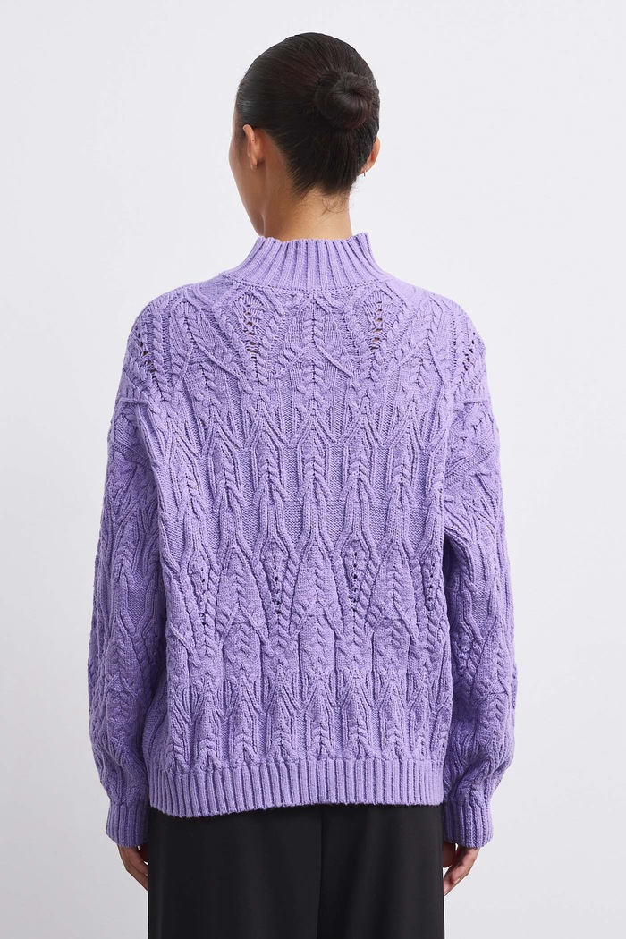 Sweter damski Medicine RW26-SWD712 fioletowy