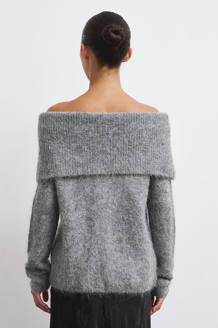 Odzież Medicine Sweter damski z wełną RW26-SWD713 szary