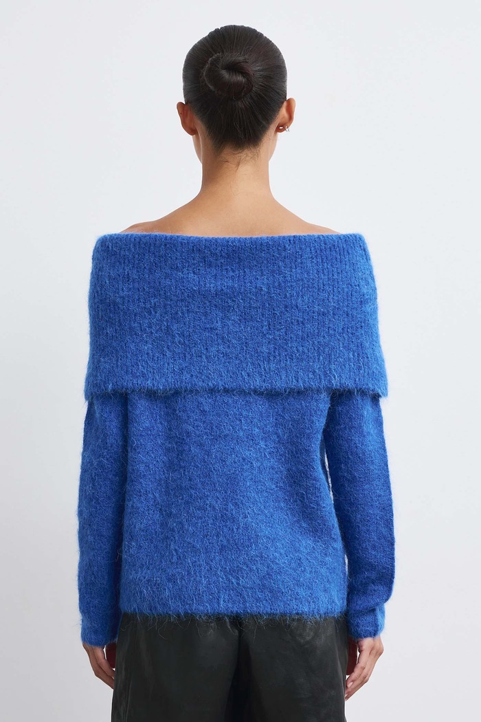 Odzież Medicine Sweter damski z wełną RW26-SWD713 niebieski