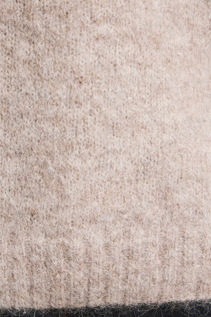 Sweter damski z wełną Medicine beżowy RW26-SWD714