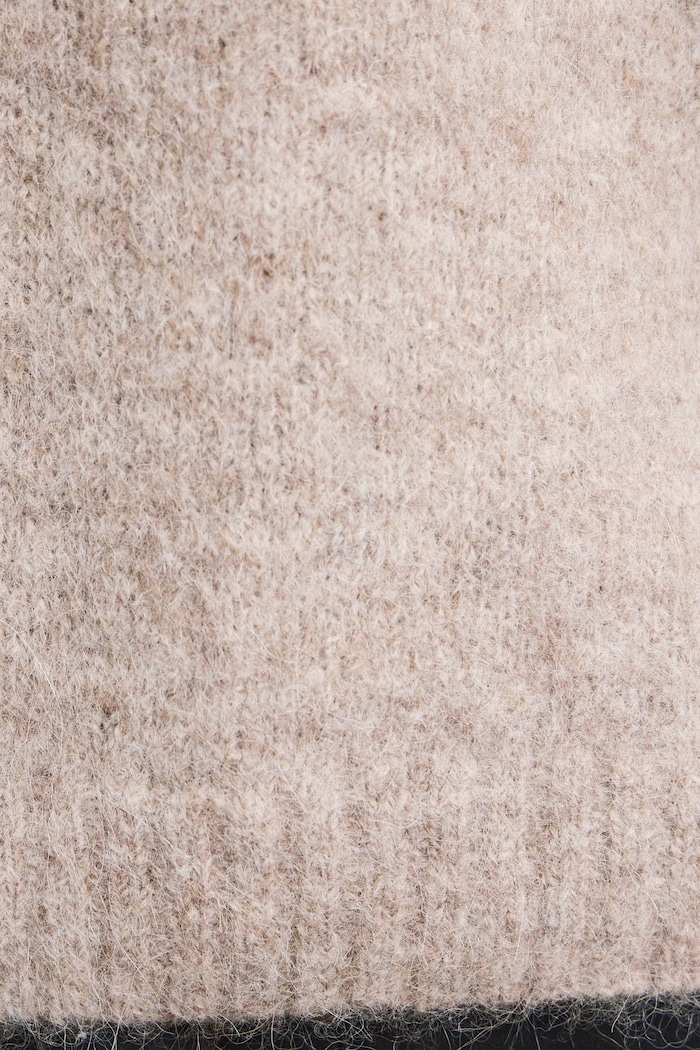 Sweter damski z wełną Medicine beżowy RW26-SWD714