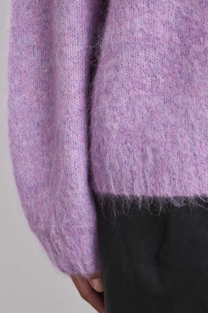 Sweter damski z wełną Medicine RW26-SWD714 fioletowy