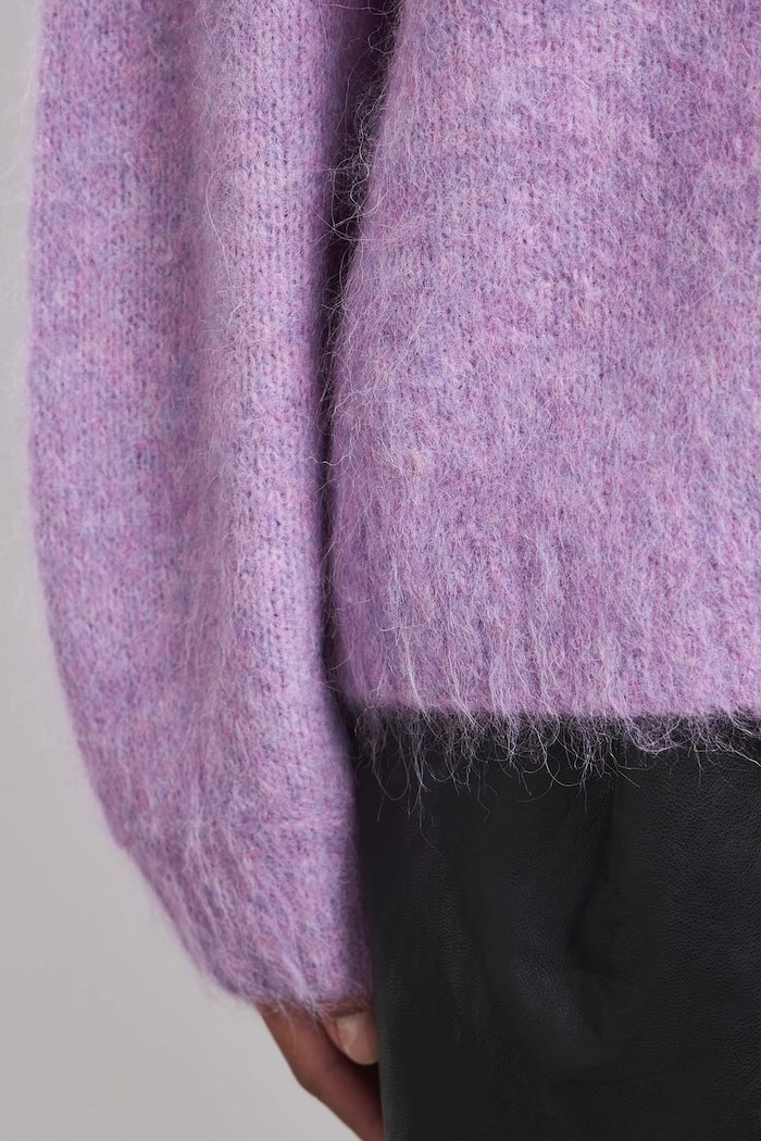 Sweter damski z wełną Medicine RW26-SWD714 fioletowy