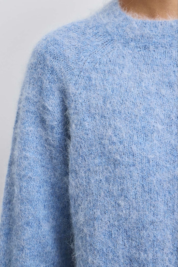 Sweter damski z wełną Medicine RW26-SWD714 niebieski