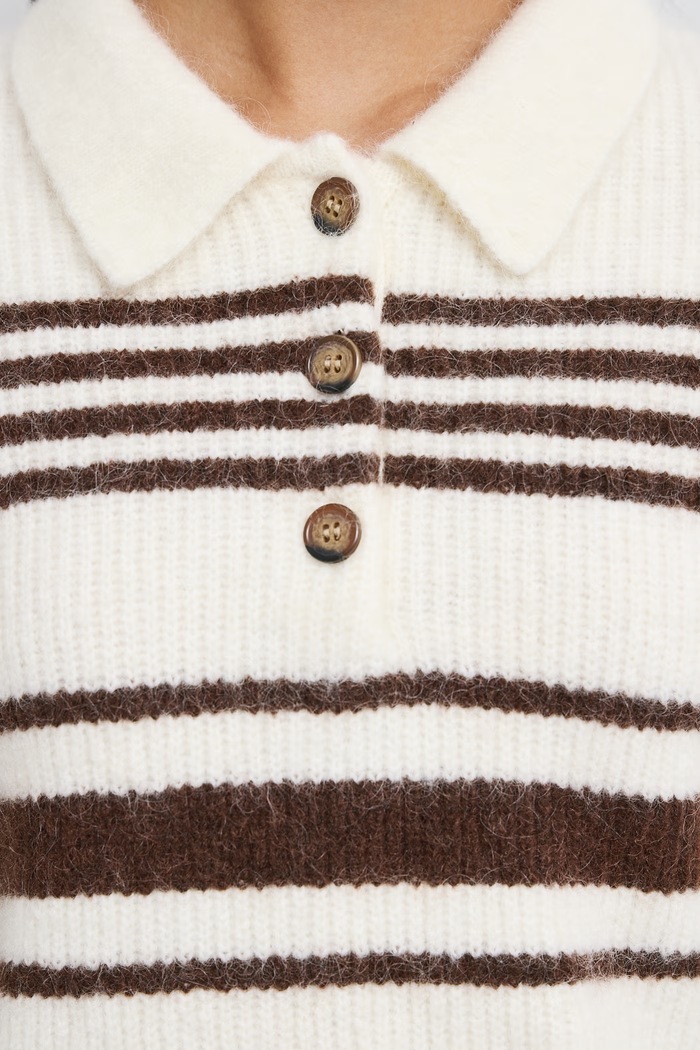 Sweter damski z wełną i moherem Medicine beżowy RW26-SWD813