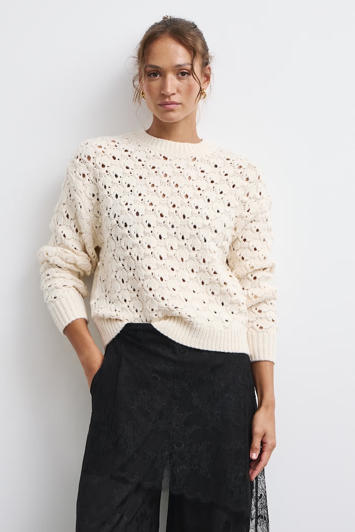 Medicine Sweter damski RW26-SWD814 beżowy RW26