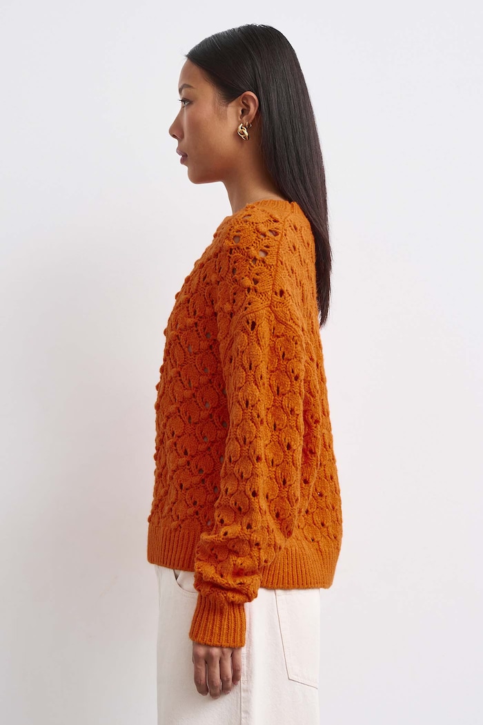 Medicine Sweter damski RW26-SWD814 pomarańczowy RW26