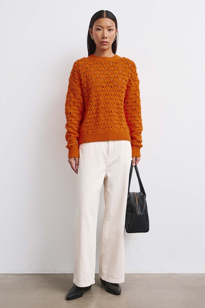 Sweter damski Medicine pomarańczowy RW26-SWD814