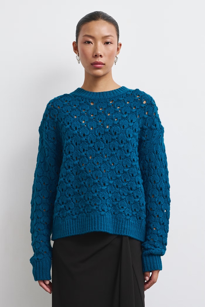 Medicine Sweter damski RW26-SWD814 turkusowy RW26