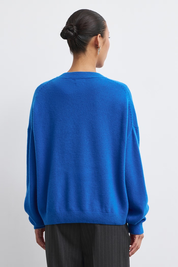 Odzież Medicine Sweter damski z wełny merino RW26-SWD821 niebieski