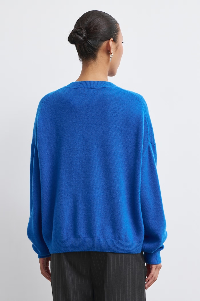 Odzież Medicine Sweter damski z wełny merino RW26-SWD821 niebieski