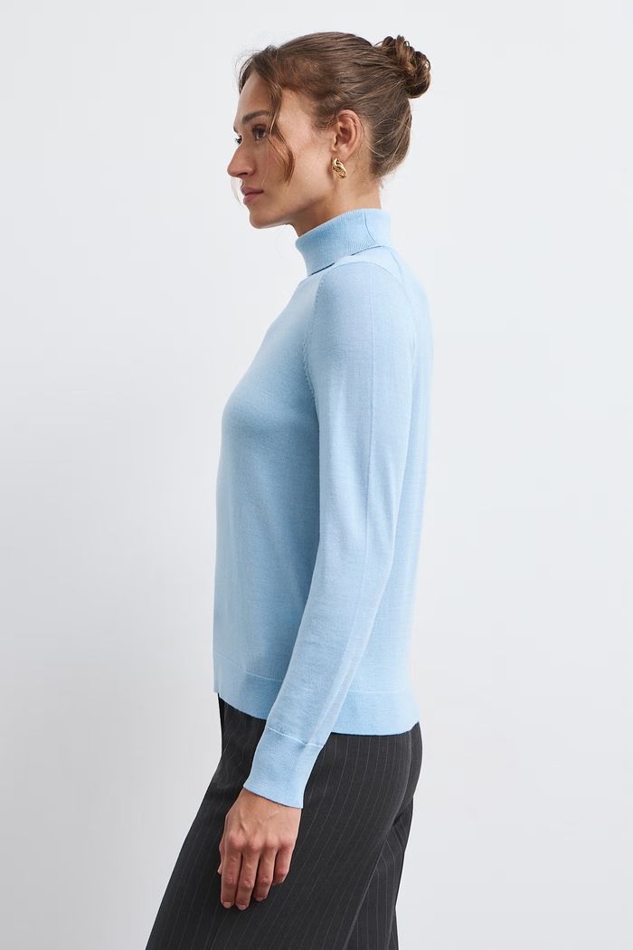 Medicine Golf damski z wełny merino RW26-SWD825 niebieski RW26