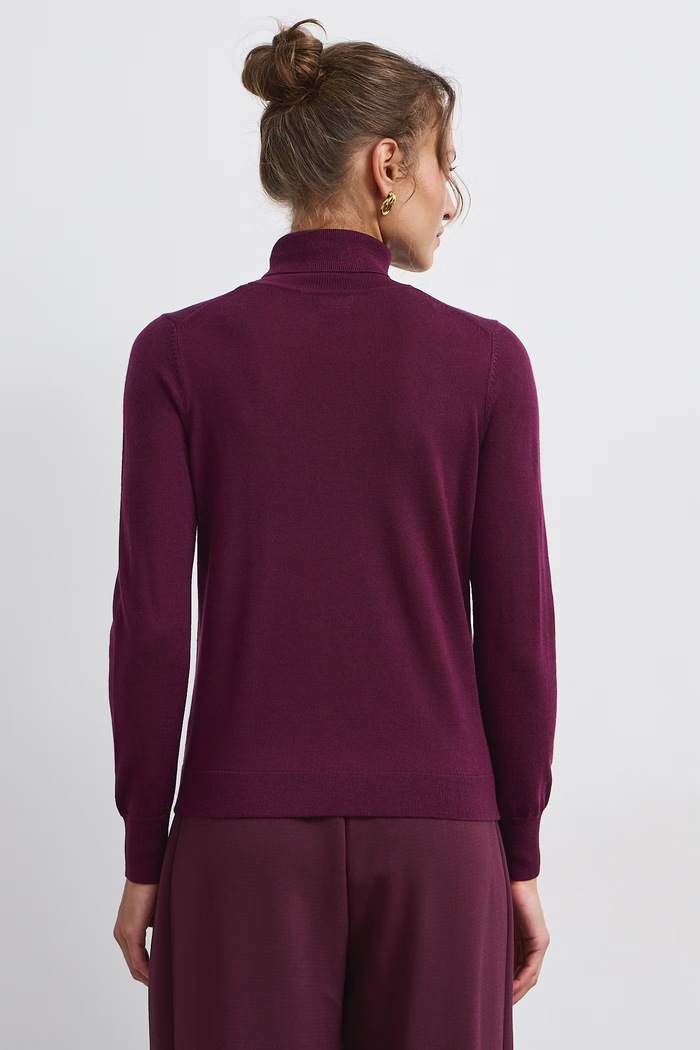 Odzież Medicine Golf damski z wełny merino RW26-SWD825 bordowy